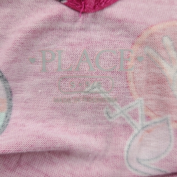 The Childrens Place Girls Dark Pink Gray Dresses Size Small 5/6 - Picture 5 of 12